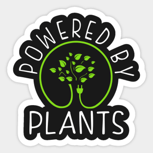 Powered by Plants Sticker